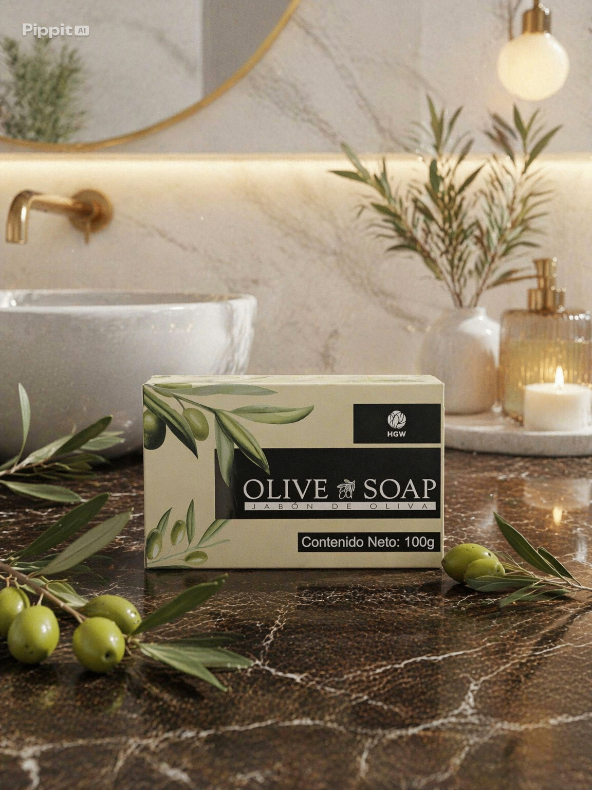 Jabón de Oliva HGW 100g